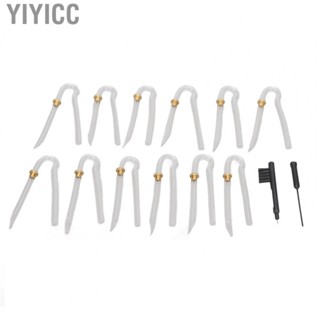 Yiyicc Preformed Hearing Amplifier BTE Tube  Hearing Amplifier BTE Tube Cleaning Brush Professional  for Travel