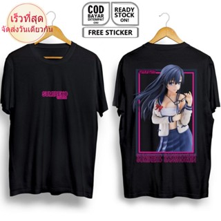 TOP CT เสื้อยืด พิมพ์ลายการ์ตูนอนิเมะ Sanshokuin SUMIREKO ORESUKI WAIFU ANIME AMNGA AMATSUYU KISARAGI HAZUKI HAZUKI SAKU