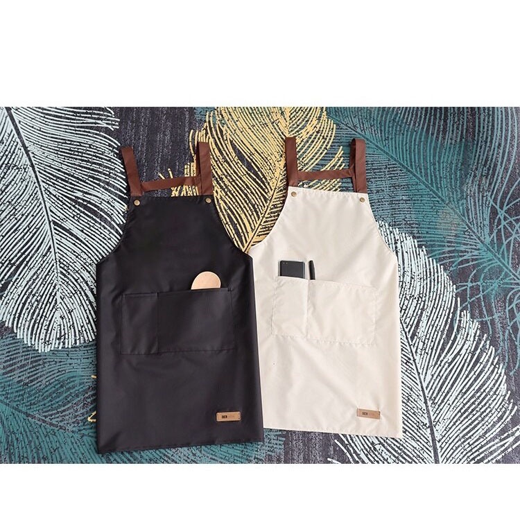 ผ้ากันเปื้อน PVC กันน้ำมัน กันน้ำ เหมาะสำหรับห้องครัว งานทำอาหาร สวมใส่สบาย ใช้ได้ทั้งชายหญิง - รูปที่ 6