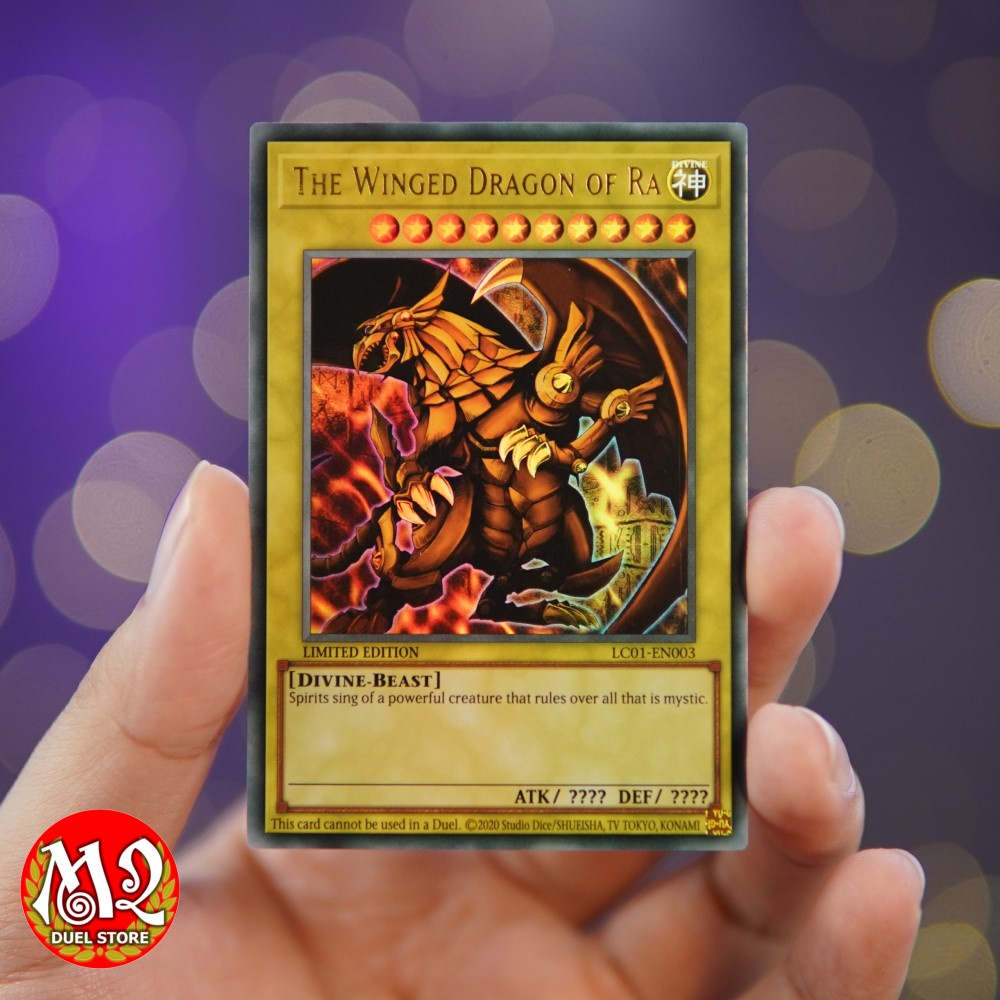 การ์ด Yugioh LC01-EN003 - The Winged Dragon of Ra - Ultra Rare Limited Edion (25th Anniversary) - Eg
