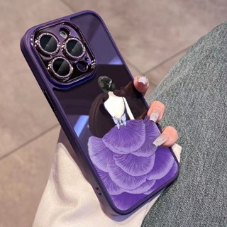 เคส iPhone 14 Pro Max Case 13 Pro 12 Max 11โทรศัพท์มือถือ ลายตัวอักษร หรูหรา สําหรับ