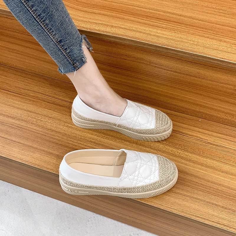 💕 รองเท้าชาวประมง,  สไตล์เกาหลี รองเท้าทรงสลิปออน น้ำหนักเบา ใส่สบาย🍒Size:35-40