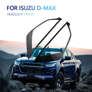 【Isuzu D-max 】ฝาครอบไฟหน้า คาร์บอนไฟเบอร์ สําหรับ Isuzu 2021-2013 1 คู่