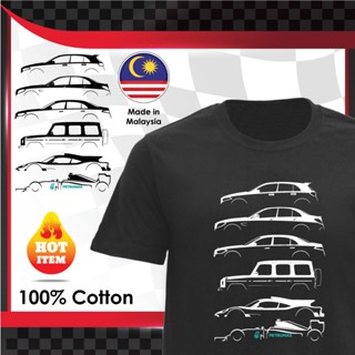 Mp X MERCEDES BENZ AMG MOTORSPORTS เสื้อยืดคอกลม ผ้าฝ้าย 100% พิมพ์ลาย BAJU LELAKI D-15