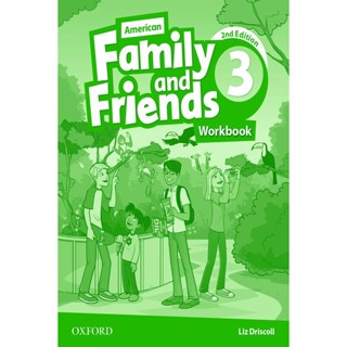 Bundanjai (หนังสือคู่มือเรียนสอบ) American Family and friends 2nd ED 3 : Workbook (P)