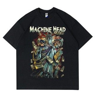 📦พร้อมส่ง T-shirt     baju Machine Head   T-SHIRT Band Machine Head   PRIA WANITA  BAJU RAP TEE  DEWASA DAN ANAK  H