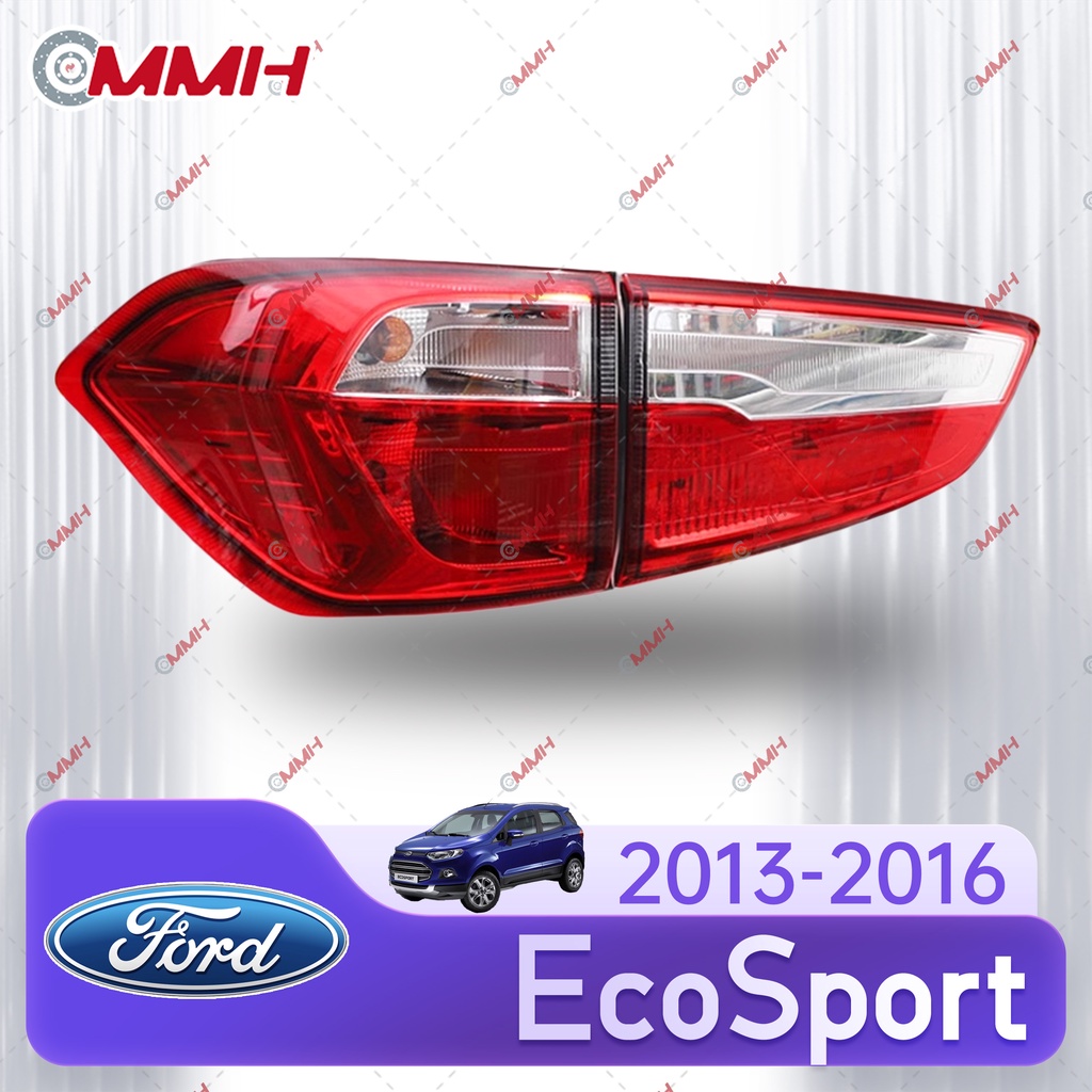 ไฟท้ายท้ายแต่ง สําหรับ Ford Ecosport 2013-2016 พร้อมทับทิมไฟเบรก ไฟสัญญาณเตือน