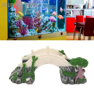 Your Pet Store Aquarium Arch Bridge ตกแต่งเรซิ่น Hand Craft ภูมิทัศน์สำหรับเครื่องประดับถังปลา