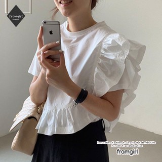 เสื้อเชิ้ต คอกลม แขนสั้น ลําลอง ทรงหลวม แฟชั่นฤดูร้อน