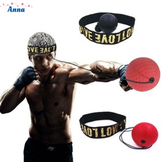 【Anna】Boxing Speed Ball Reaction Ball Head Band Reaction Time Training High Quality