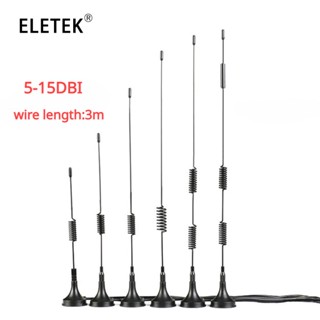 เสาอากาศ 3G 4G Aerial Wifi 5-15 5 6 7 9 10 15DBI 3 เมตร SMA ตัวผู้ เชื่อมต่อ สําหรับ CDMA GPRS GSM LTE