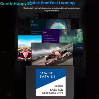 Gentlehappy ฮาร์ดดิสก์ไดรฟ์ Ssd SATAIII 2TB 2.5 นิ้ว 1TB 500GB ความเร็วสูง สําหรับ PC แล็ปท็อป mac