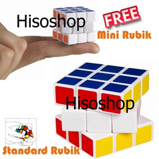 Puzzle Rubiks Cube  ลูกบิด รูบิค ลูกบาศก์ 3x3x3 นิ้ว ช่วยฝึกสมอง เพิ่มไอคิว