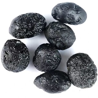 สะเก็ดดาว(อุลกมณี) Tektite ผิวเรียบธรรมชาติ หินแท้ อัญมณีมงคล