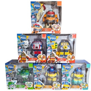 ROBOCAR POLI Transforming Robot หุ่นยนต์โรโบคาร์ โพลีแปลงร่างเป็นรถ ปฏิบัติการ ทรานฟอเมอร์ ตัวการ์ตูน ดีไซน์น่ารัก