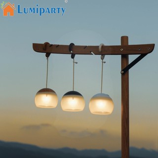 Lumiparty โคมไฟ Led แบตเตอรี่ลิเธียม ขนาดเล็ก แบบชาร์จไฟได้ สําหรับตั้งแคมป์กลางแจ้ง