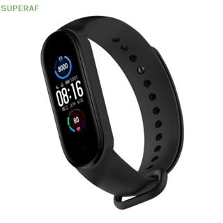 Superaf สายนาฬิกาข้อมือซิลิโคน อุปกรณ์เสริม สําหรับ Xiaomi Mi Band 7 6 5