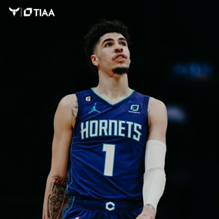 เสื้อกีฬาบาสเก็ตบอล แขนกุด ลายทีม LaMelo Ball 22-23 Season Charlotte Hornet Jersey No.1 สําหรับผู้ชาย