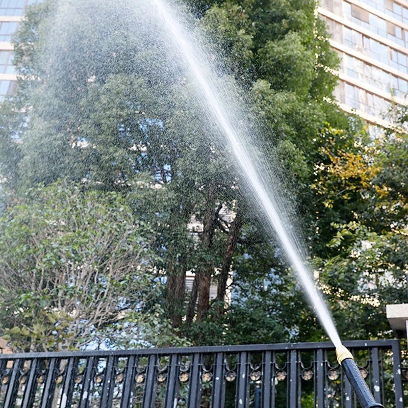 ส่งจากไทย - ปืนฉีดน้ำแรงดันสูง ปืนฉีดน้ำปรับแรงดัน ปืนล้างรถ หัวทองเหลือง N1 - รูปที่ 4