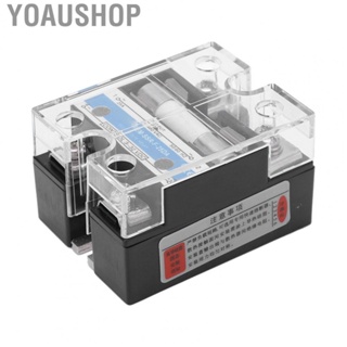 Yoaushop SSR  Single Phase Solid State Relay No Operational Noise  for Sensitive Capacitor