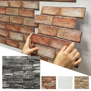 แท่งอิฐ กันน้ํา ลอกออกได้ ขนาด 35*38 ซม. 350*380 มม. สําหรับตกแต่ง