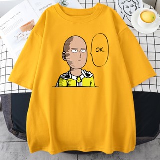 เสื้อยืดแขนสั้น ระบายอากาศได้ดี พิมพ์ลายอนิเมะ One Punch Hero Saitama Oppai คุณภาพสูง แฟชั่นฤดูร้อน สําหรับผู้ชาย 2022