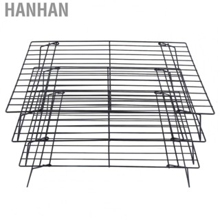 Hanhan 13 Inch Cooling Racks Folding Legs Iron Rust Resistant 3 Tier Sturdy  Cooling Baking Racks for  for Cake