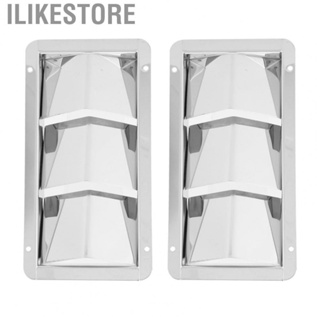 Ilikestore Boat Louver Rectangle Boat Vent Grille Polished Finish for Replacing