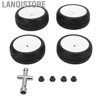 Lanqistore RC Drifting Tires Plastic Rubber RC Drift Wheels for 1/10