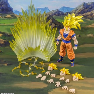 โมเดลฟิกเกอร์ Dragon Ball S.H.Figuarts SHF Golden Storm SSJ3 Goku ของเล่นสําหรับเด็ก