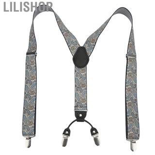 Lilishop Sturdy Durable Metal  Y Back Great Comfort Mens  Suspenders