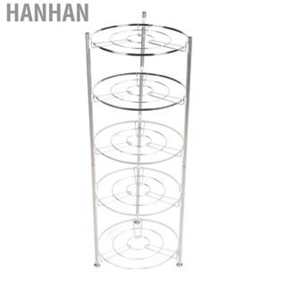 Hanhan 5 Tier Kitchen Pot Storage Shelf  5 Tier Kitchen Pot Rack Easy To Assemble  for Kitchen for Bathroom