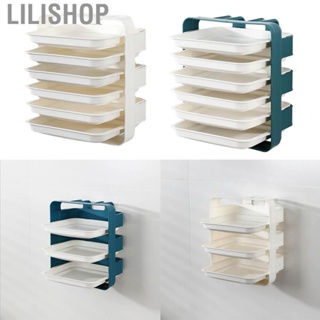 Lilishop Side Dish Stacking Storage Multilayer  Sorting Tray Kitchen Multi Function Fruit Vegetable Preparation  Wall Mounted