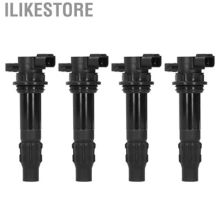 Ilikestore 4pcs Car Black Ignition Coil 6B6-82310-00-00 6D3-82310-01-00 6D3-82310-00-0 Plastic Fit for Yamaha Motorcycle Accessories