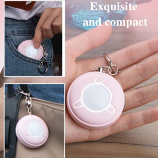 Mini SOS Personal Alarm ไฟ LED เสียงดัง เด็ก ผู้ใหญ่ USB ชาร์จใหม่ได้