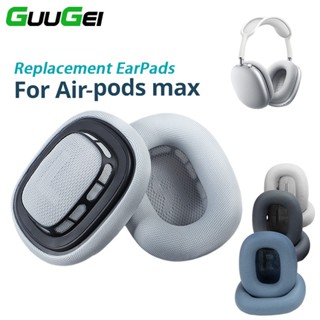 Guugei แผ่นโฟมครอบหูฟังไร้สาย แบบเปลี่ยน สําหรับ Air-Pods Max 2 ชิ้น