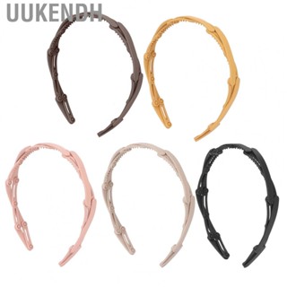 Uukendh Folding Headband  Adjustable Retractable Pocket Headband  for Home for School