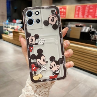 พร้อมส่ง เคสโทรศัพท์มือถือ ซิลิโคนนิ่ม TPU ลายการ์ตูนน่ารัก พร้อมช่องใส่บัตร แฟชั่น สําหรับ INFINIX NOTE 30 4G X6833B 30 5G X6711 30 Pro 30i 4G 2023 INFINIX NOTE30 Note30i