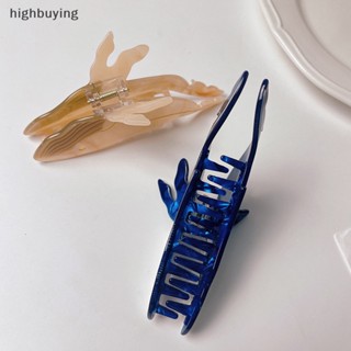 [highbuying] กิ๊บติดผม อะซิเตท รูปอุ้งเท้าปลาวาฬ สีฟ้า ยอดนิยม สําหรับผู้หญิง พร้อมส่ง