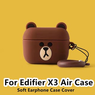 【Ĕϟ】เคสหูฟัง แบบนิ่ม ลายการ์ตูน สําหรับ Edifier X3 Air Edifier X3 Air