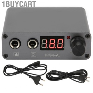 1buycart Tattoo Power Supply Silver Gray USB  Digital Display