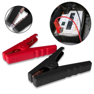 ⚡READYSTOCK⚡Battery Clip 100A 12-24V Black/Red Copper+ABS Thickened Car Battery Clips