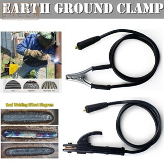 【ONCEMOREAGAIN】Clamp Wire Earth Clamp Clip Set For MIG TIG ARC Machine Welding 1.5M Cable