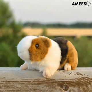 Ameesi ตุ๊กตาหนูตะเภา 3D ขนปุย 18 ซม. ของเล่น ของขวัญวันเกิด สําหรับเด็ก