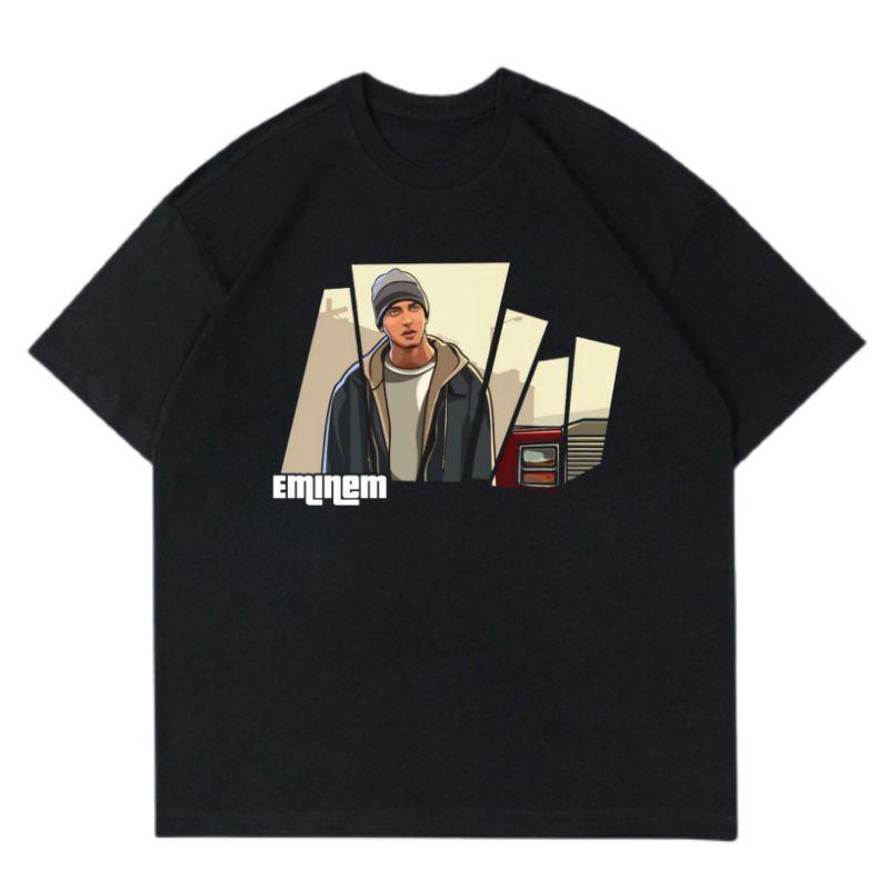 Eminem | Gta SAN ANDREAS | Grand THEF ยานยนต์ | เสื้อยืด เสื้อผ้า