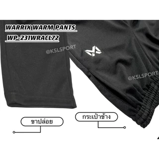 WARRIX กางเกงวอร์มขายาว ขาปล่อย รหัส WP-231WRACL72 Jogger ใส่วิ่ง ออกกำลังกาย ทำงาน สีดำ กรมท่า เทา