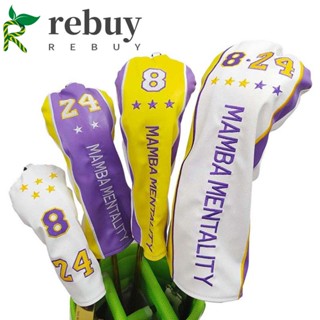 REBUY Unisex Golf Club Headcover Kobe Anniversary Club Head Protector Golf Putter Cover Golf Accessories Accessories for Driver Fairway Blade Putter Golfer Equipment Golfer Gift Wood Head Covers