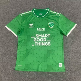 เสื้อกีฬาแขนสั้น ลายทีมชาติฟุตบอล Saint-Etienne 23-24 ไซซ์ S - XXL แบบแห้งเร็ว สําหรับผู้ชาย