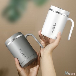500ml ถ้วยเก็บความร้อนพร้อมฟาง Bpa ฟรีขวดความจุขนาดใหญ่ 304 แก้วกาแฟสแตนเลสป้องกันการรั่วแบบพกพาถ้วยชาสำหรับโฮมออฟฟิศ M
