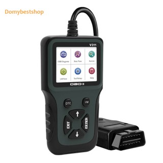 [Domybestshop.th] เครื่องสแกนเนอร์ V311 OBD 2 II หน้าจอ LCD OBD2 4 สี สําหรับรถยนต์#B